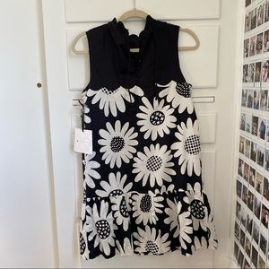 Victoria Beckham X Target Black and White Flower Dress